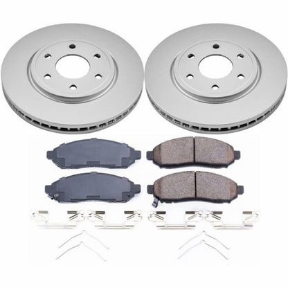 PowerStop Power Stop 2019 Nissan Frontier Front Z17 Evolution Geomet Coated Brake Kit