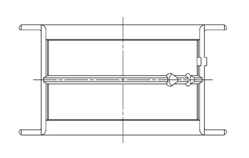ACL Chevy 265/283/302/327 Standard Size Main Bearing Set - CT-1 Coated