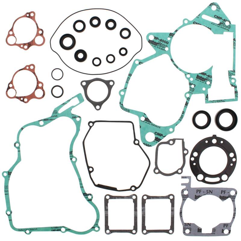 Vertex Pistons Vertex Gaskets 2000 Honda CR125R Complete Gasket Kit w/ Oil Seals