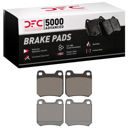 DFC 97-08 Cadillac Catera Rear 5000 Advanced Low Metallic Brake Pads