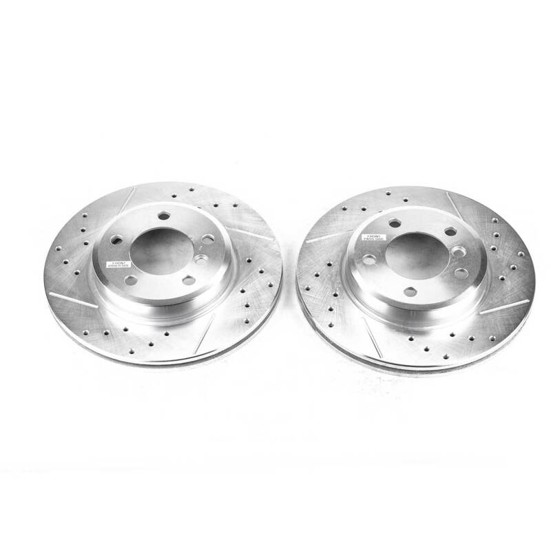 PowerStop Power Stop 2000 BMW 323i Front Evolution Drilled & Slotted Rotors - Pair