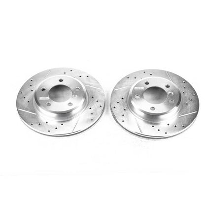 PowerStop Power Stop 2000 BMW 323i Front Evolution Drilled & Slotted Rotors - Pair