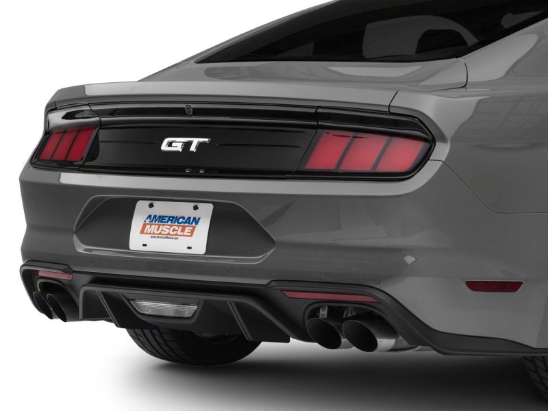 Raxiom 15-23 Ford Mustang Profile LED Tail Lights Gloss Black Housing- Red Lens
