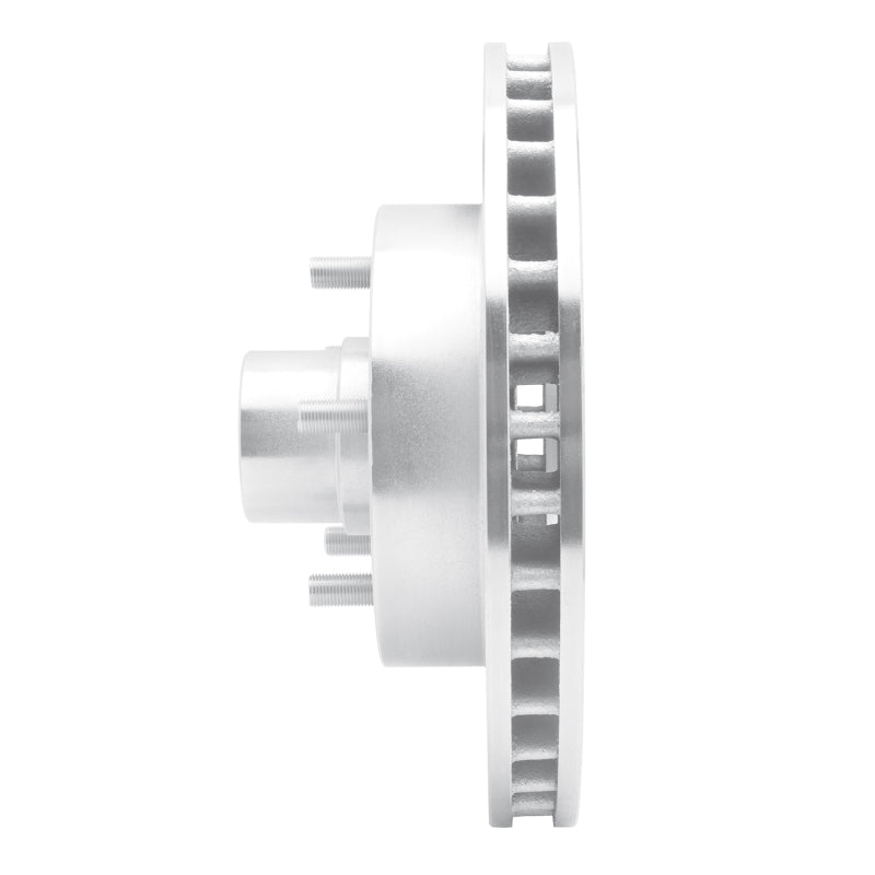 R1 Concepts R1 83-92 Chevrolet G20 Front Left Drilled & Slotted Silver Brake Rotor