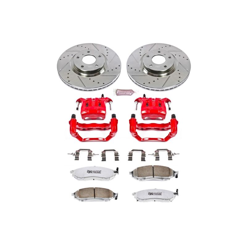 PowerStop Power Stop 03-04 Infiniti M45 Front Z26 Street Warrior Brake Kit w/Calipers
