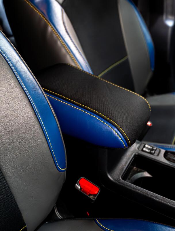 PRP Seats PRP 2013-2017 Subaru Crosstrek Center Console Cover - Black w/ Red Stitch