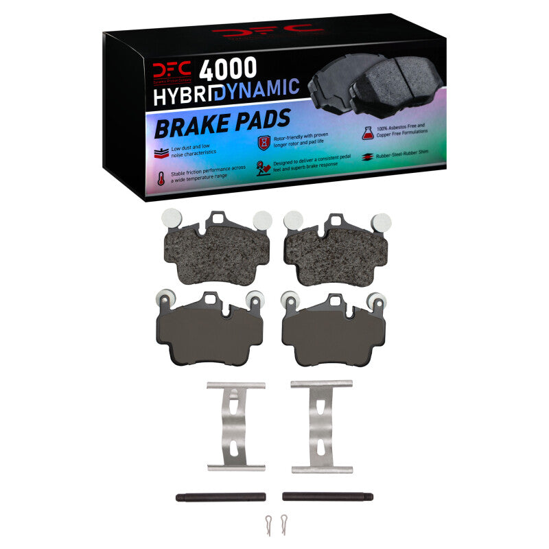 DFC 06-12 Porsche Cayman Rear 4000 HybriDynamic Brake Pads and Hardware Kit