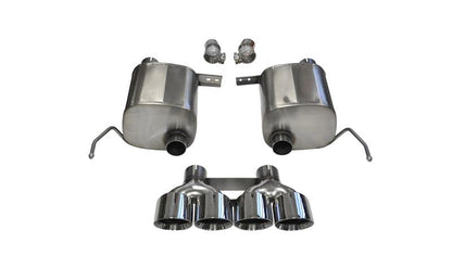 CORSA Performance Corsa 2014-2019 Corvette C7 Coupe 6.2L V8 AT/MT 2.75in Valve-Back Dual Rear Exit Polished Xtreme Exh