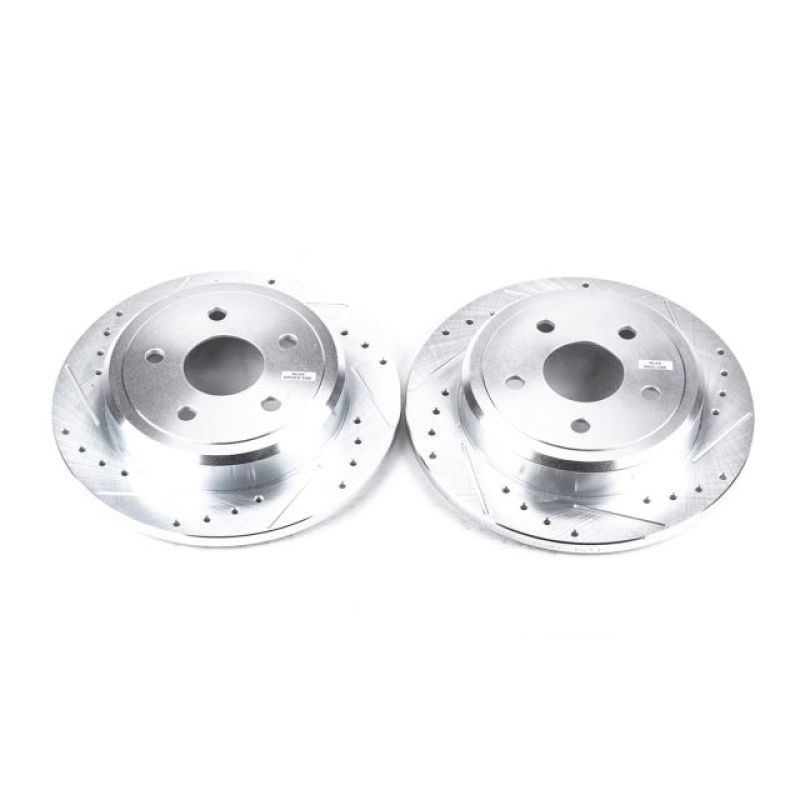 PowerStop Power Stop 06-10 Jeep Commander Rear Evolution Drilled & Slotted Rotors - Pair