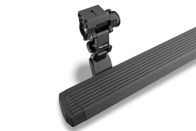 Go Rhino RealTruck 20-24 Jeep Gladiator CC 4dr VoltStep Electric Running Board Kit (Cut/Drill Req.) - Tex Blk