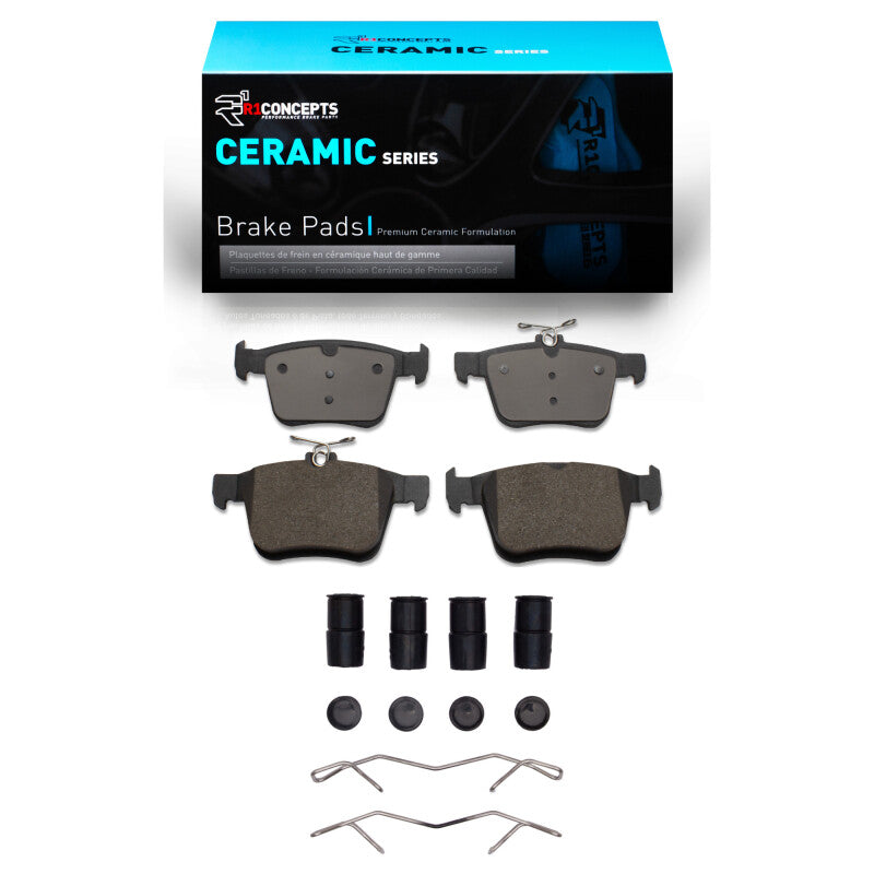 R1 Concepts R1 13-23 Audi A3 Rear Ceramic Pads & Hardware Kit