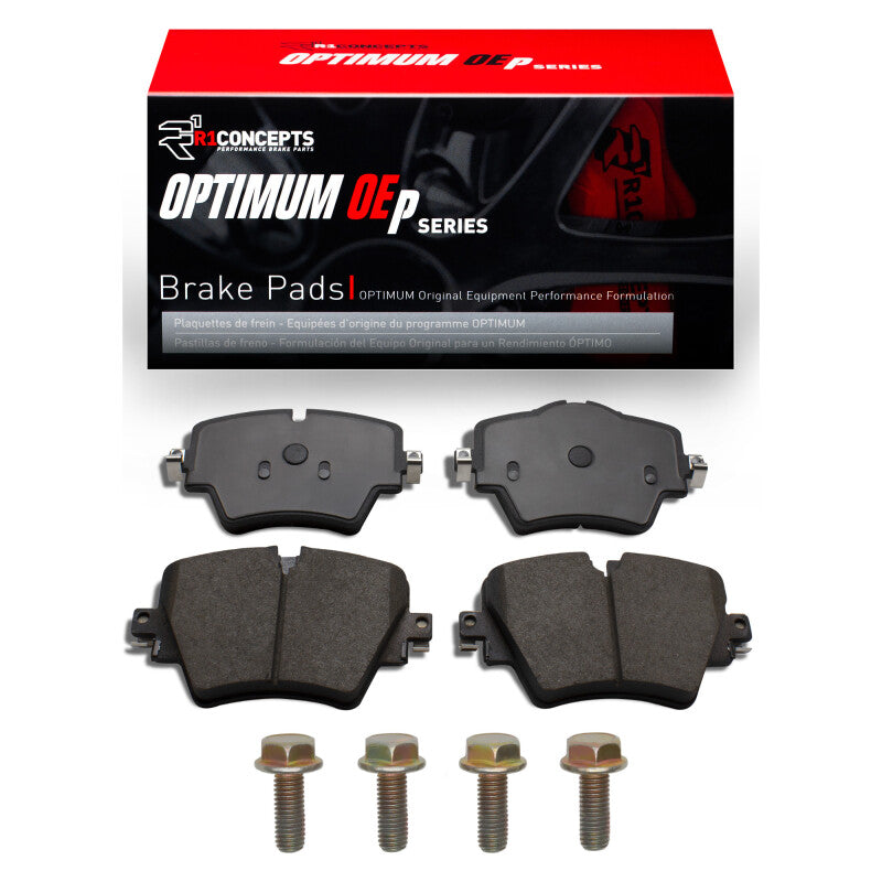R1 Concepts R1 18-25 BMW 430I xDrive Front Optimum OE Pads & Hardware Kit