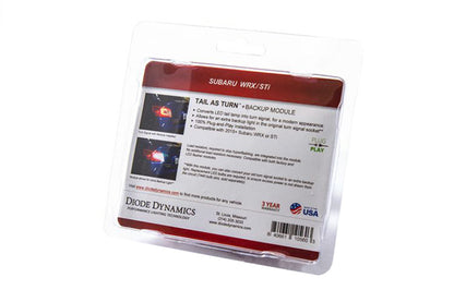 Diode Dynamics 15-21 Subaru WRX / STi Tail as Turn +Backup Module (USDM) Stage 1