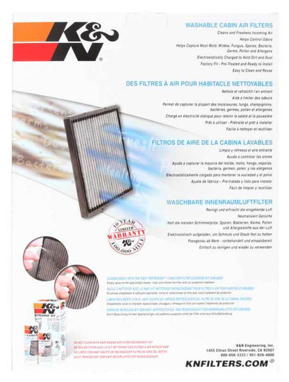 K&N Engineering K&N Replacement Cabin Air Filter
