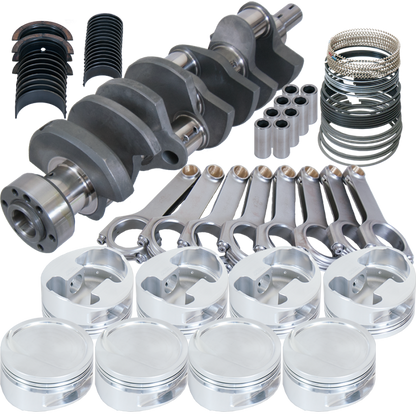 Eagle Chevy 502 1Pc 4.250in Crank 6.385in H-Beam -20cc 4.530in Pistons Rotating Assembly