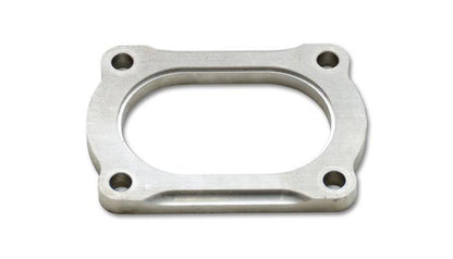 Vibrant T304 SS 4 Bolt Flange for 3in O.D. Oval tubing