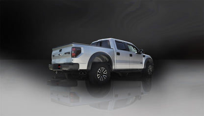 CORSA Performance Corsa 2011-2014 Ford F-150 Raptor 6.2L V8 Polished Sport Cat-Back Exhaust