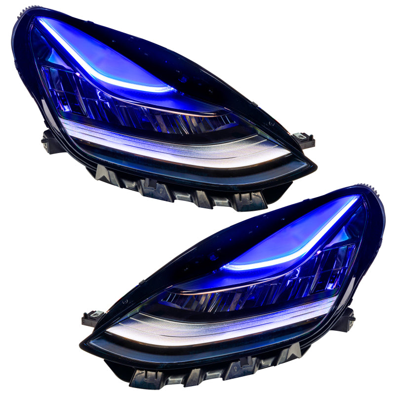 ORACLE Lighting Oracle 17-21 Tesla Model 3 Headlight DRL Upgrade Kit - ColorSHIFT