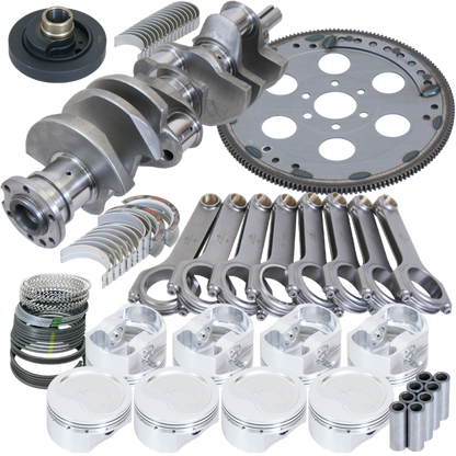 Eagle Oldsmobile 45 4.500in Crank 7.100in H-Beam -15cc Inv Dome 4.155in Pistons Balanced Assembly