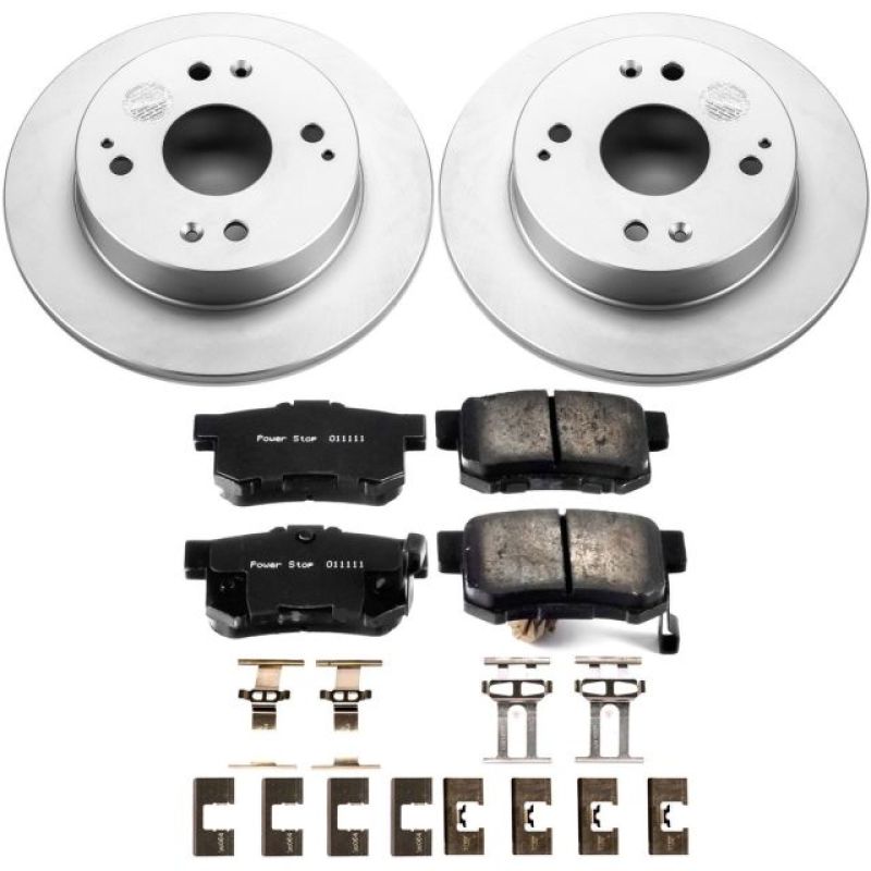 PowerStop Power Stop 1997 Acura CL Rear Z17 Evolution Geomet Coated Brake Kit