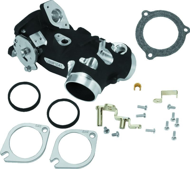S&S Cycle 2006+ BT Size Code 405 Throttle Body Kit - Wrinkle Black