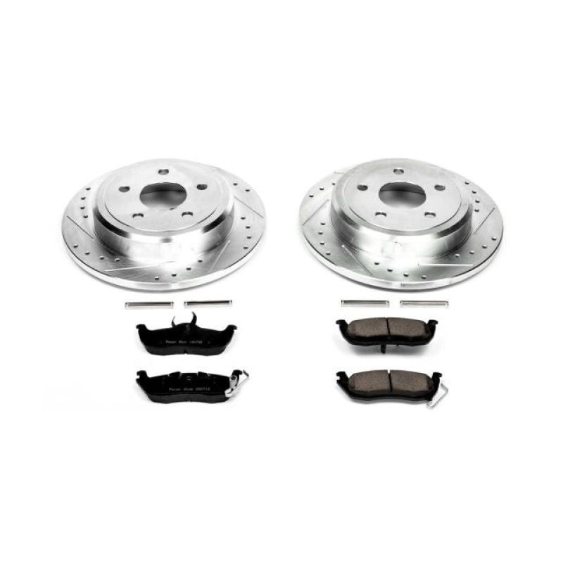 PowerStop Power Stop 06-10 Jeep Commander Rear Z23 Evolution Sport Brake Kit