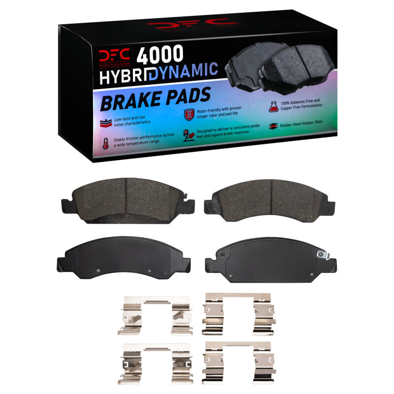 DFC 05-18 Chevrolet Silverado 1500 Front 4000 HybriDynamic Brake Pads and Hardware Kit