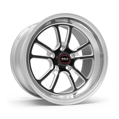 Weld S70 20x7 / 5x115mm BP / 3.8in. BS Black Wheel (High Pad) - Non-Beadlock