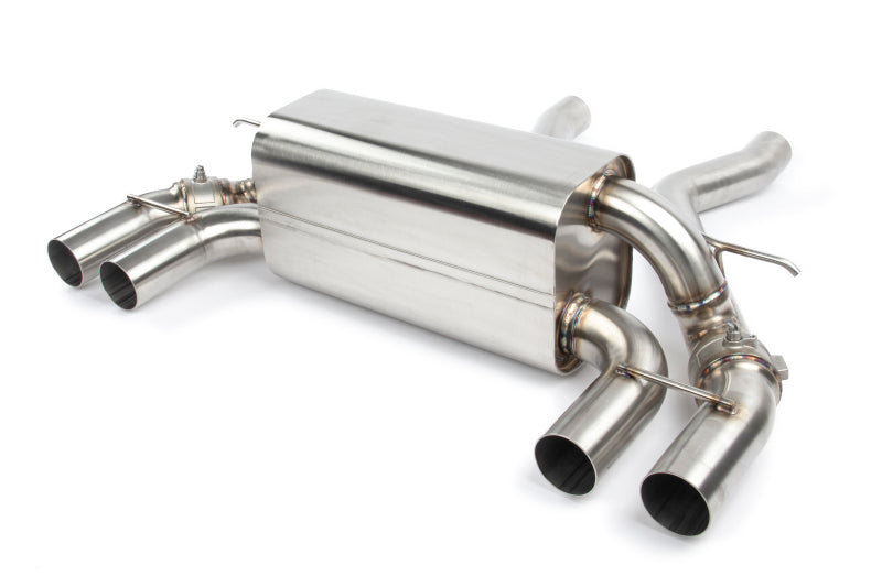 Dinan 19-21 BMW M2 Competition (F87) Free Flow Axleback Exhaust System w/X-Pipe - Black Tips