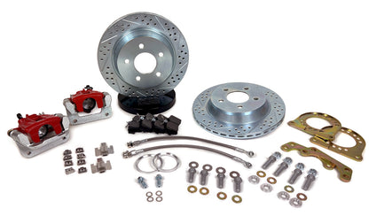 Baer Brakes GM 10/12 Bolt (BIH/BOA) Fullsize 11.65in Classic Series Rear Brake Kit - Red