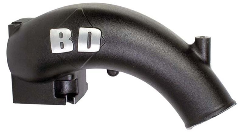 BD Diesel X-Flow Power Intake Elbow (Black) - Dodge 1998-2002 5.9L 24-valve