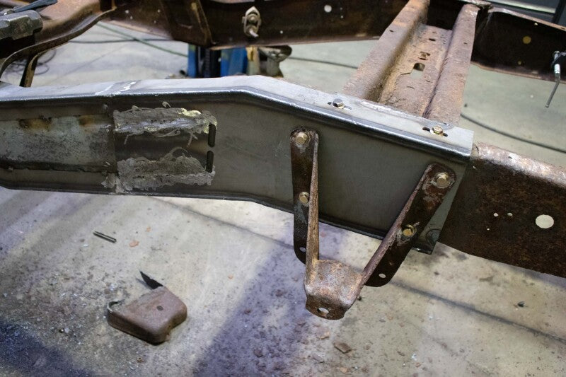 Rustbuster Leaf Spring Frame Section Left Side