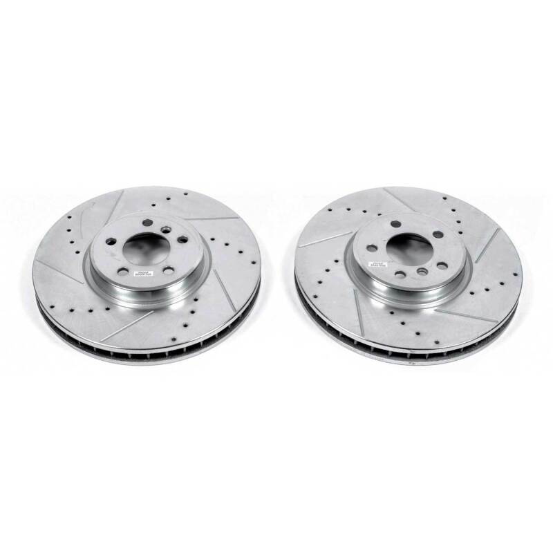 PowerStop Power Stop 11-18 BMW X5 Front Evolution Drilled & Slotted Rotors - Pair