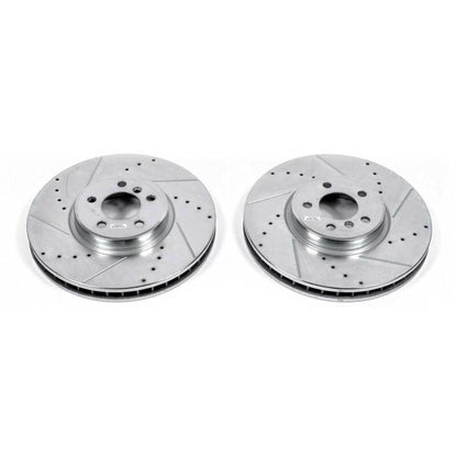 PowerStop Power Stop 11-18 BMW X5 Front Evolution Drilled & Slotted Rotors - Pair