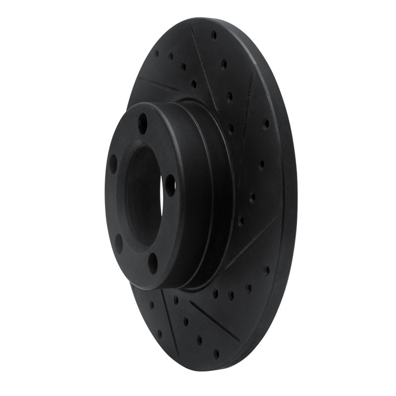R1 Concepts R1 67-70 American Motors Javelin Front Right Drilled & Slotted Black Brake Rotor