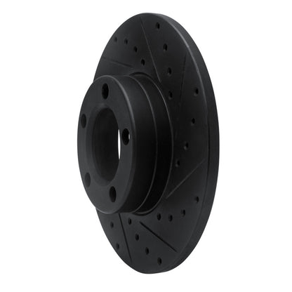 R1 Concepts R1 67-70 American Motors Javelin Front Right Drilled & Slotted Black Brake Rotor