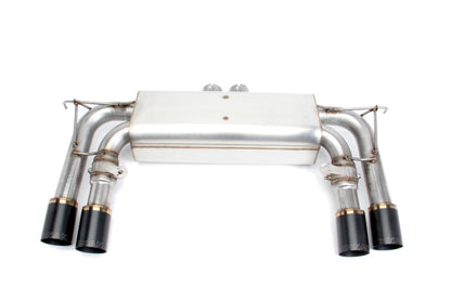 Dinan 15-19 BMW X5 M/X6 M (F85/F86) Free Flow Axleback Exhaust System - Black Tips