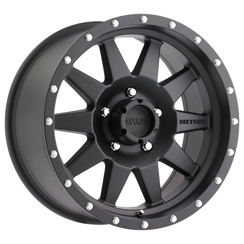 Method Wheels Method MR301 The Standard 17x8.5 0mm Offset 5x5.5 108mm CB Matte Black Wheel