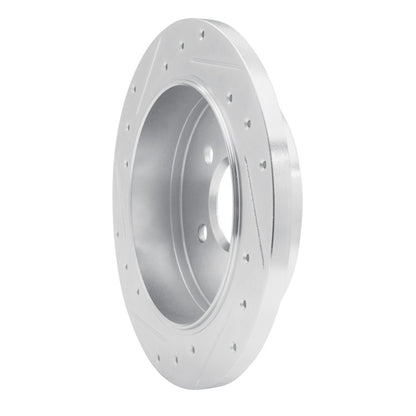 R1 Concepts R1 98-05 Mercedes-Benz ML320 Rear Right Drilled & Slotted Silver Brake Rotor
