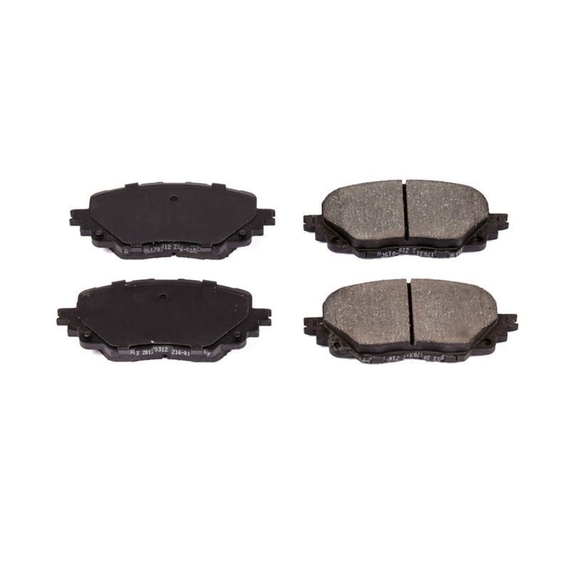 PowerStop Power Stop 17-19 Fiat 124 Spider Front Z16 Evolution Ceramic Brake Pads