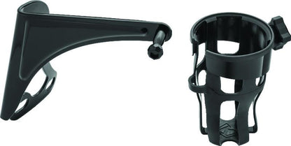 Kuryakyn Reflex Drink Holder Right Side HD Touring Passenger Mount 96-13 Gloss Black