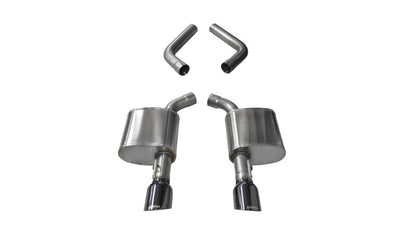 CORSA Performance Corsa 2017-2020 Dodge Charger 6.4L/17-19 Dodge Charger 5.7L Black Sport AxleBack Exhaust w/4.5inTips