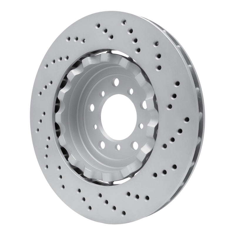 DFC 06-08 BMW Z4 Left Front Drilled Hi-Carbon Alloy Geomet Coated Rotor