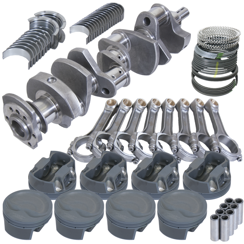 Eagle Chevy LT1350 1Pc 3.750in Crank 6.000in I-Beam Rods -16cc 4.040in Pistons Rotating Assembly