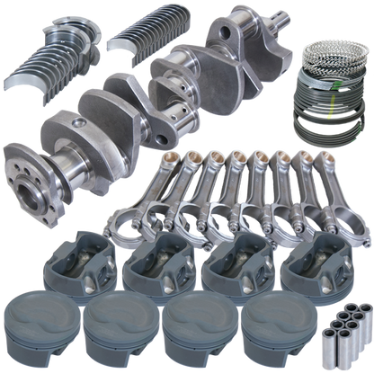 Eagle Chevy LT1350 1Pc 3.750in Crank 6.000in I-Beam Rods -16cc 4.040in Pistons Rotating Assembly