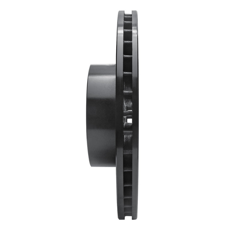 R1 Concepts R1 11-18 BMW X4 Front Right Drilled & Slotted Black Brake Rotor