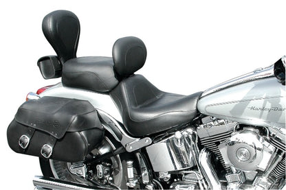 Mustang Motorcycle Mustang 00-07 Harley Softail Deuce Sissy Bar Pad (12 inch x 9 inch) - Black
