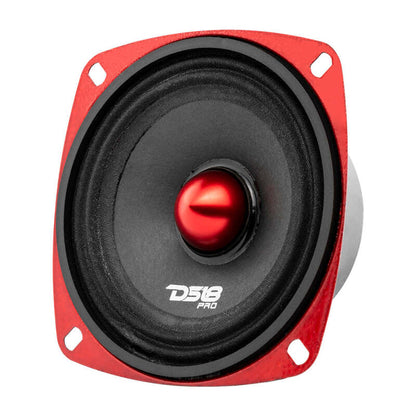 DS18 4in 100 Watts RMS 4 ohm Mid-Range Bullet Shallow Loudspeaker
