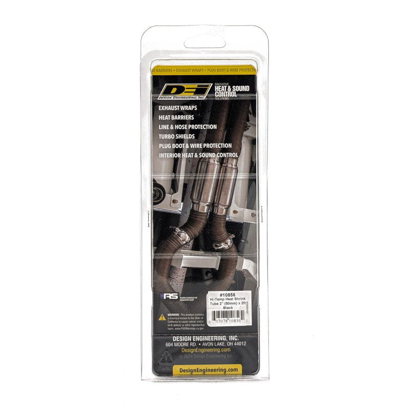 DEI Hi-Temp Shrink Tube 2in (50mm) x 2ft - Black