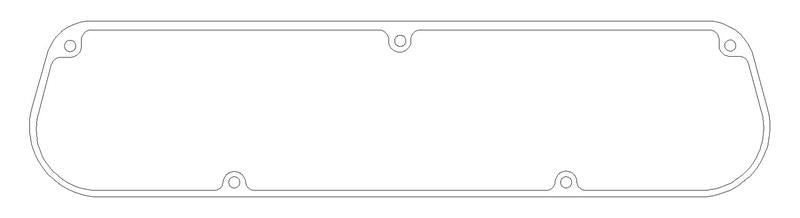 Cometic Gasket Cometic Chrysler A4 Midget/A8 Sprint Car Block .060in AFM Valve Cover Gasket - With W9 Cylinder Head
